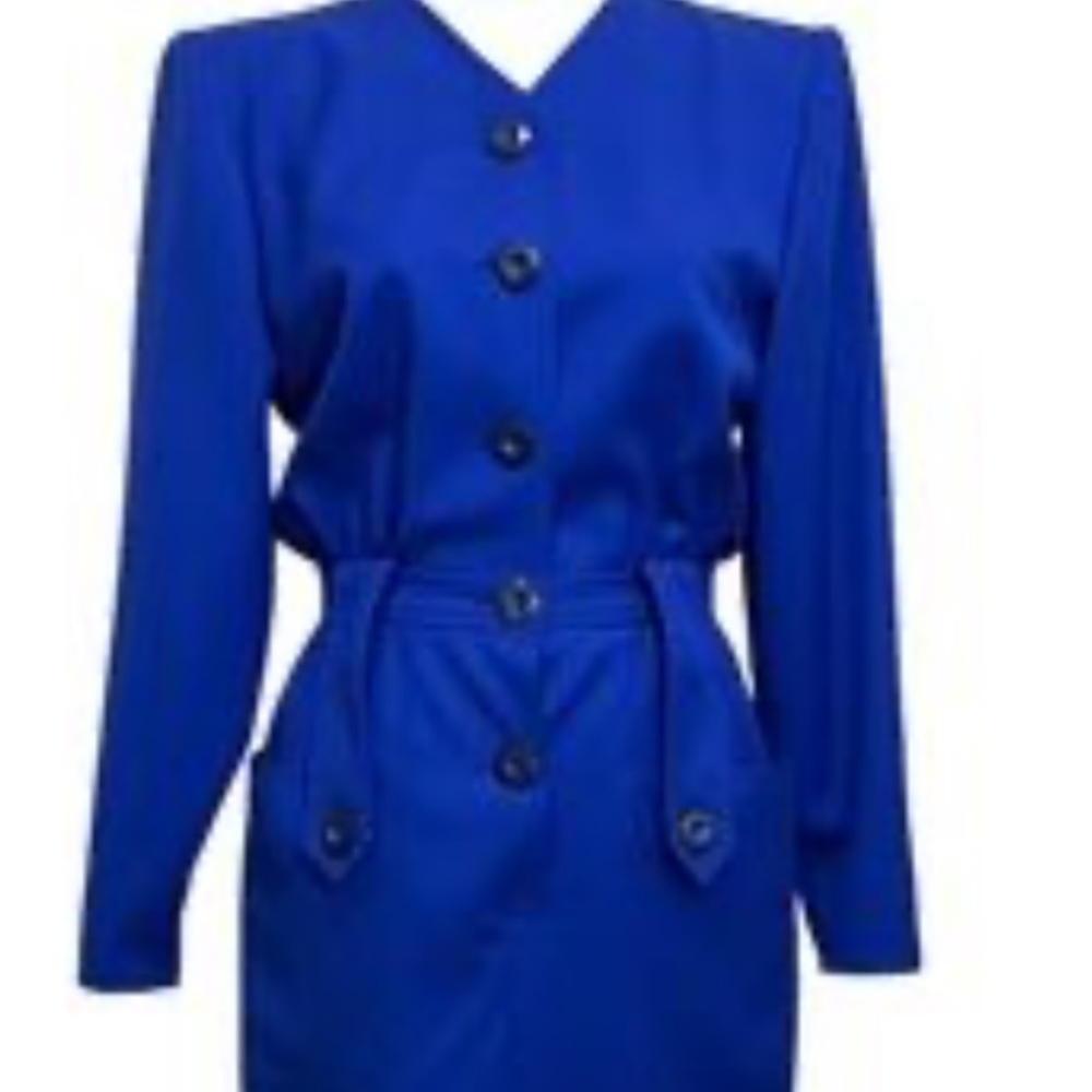 Gorgeous Valentino Miss V Cobalt Blue Dress